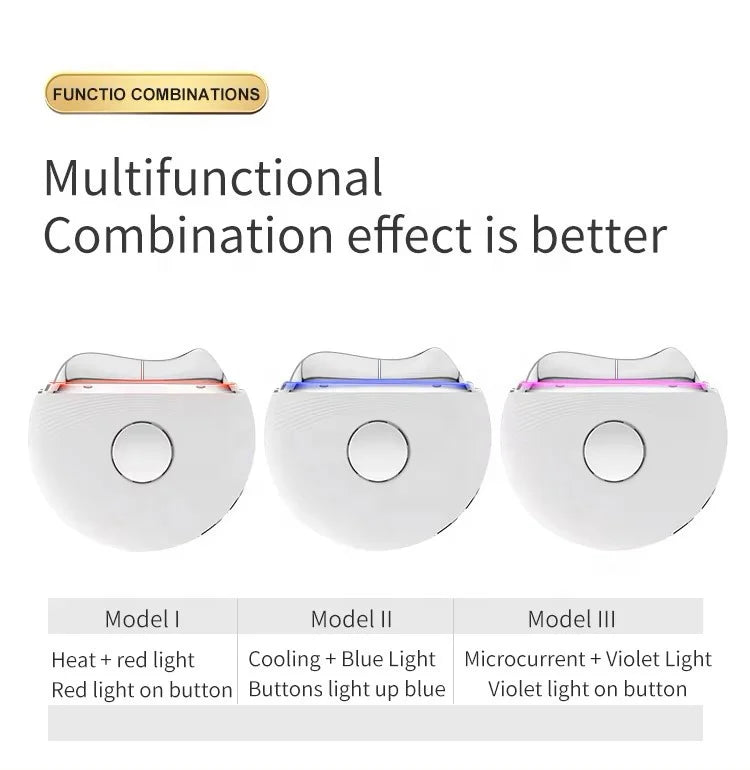 Hot Cold Instrument 5 in 1 Electric Gua Sha Galvanic Scraping Massager Face Sculpting Tool Beauty Equipment for Facial Device