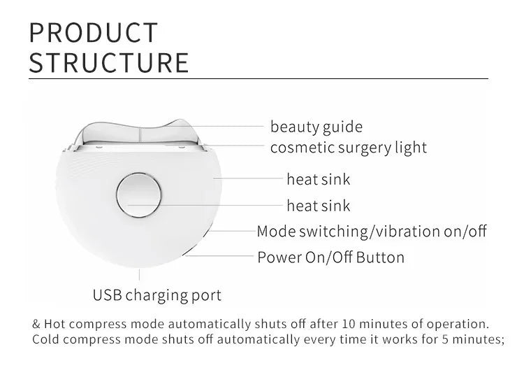 Hot Cold Instrument 5 in 1 Electric Gua Sha Galvanic Scraping Massager Face Sculpting Tool Beauty Equipment for Facial Device
