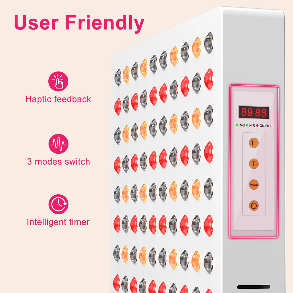 Bonliter1500W Therapy Panel Red Light Infrared US Stock Therapy Led Red Light 5 Wavelength Therapy Full Body Panel  for Home Use