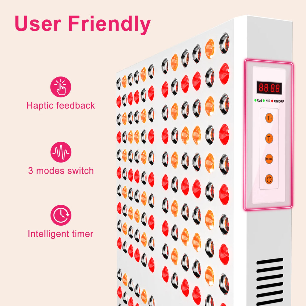 Bonliter 2400W Red Light Therapy Led Therapy Panel 630nm 660nm 810nm 830nm 850nm 5 Year Warranty