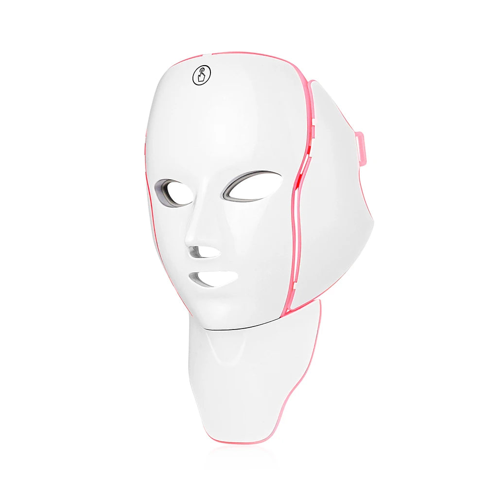 EternaGlow™ Premium Wireless 7-Color LED Light Therapy Mask (2 in 1 • Face + Neck)