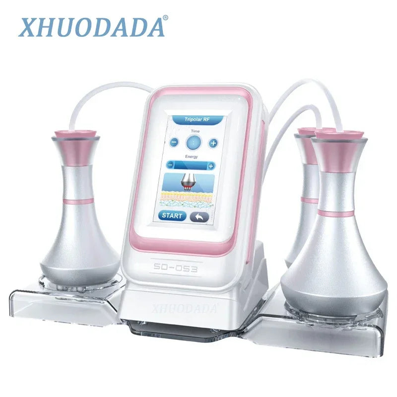 80K 3 in 1 Cavitation Ultrasonic Body Slimming Machine Multi-Polar Frequency Anti-Wrinkle Rejuvenation Skin Lift Tighten Device