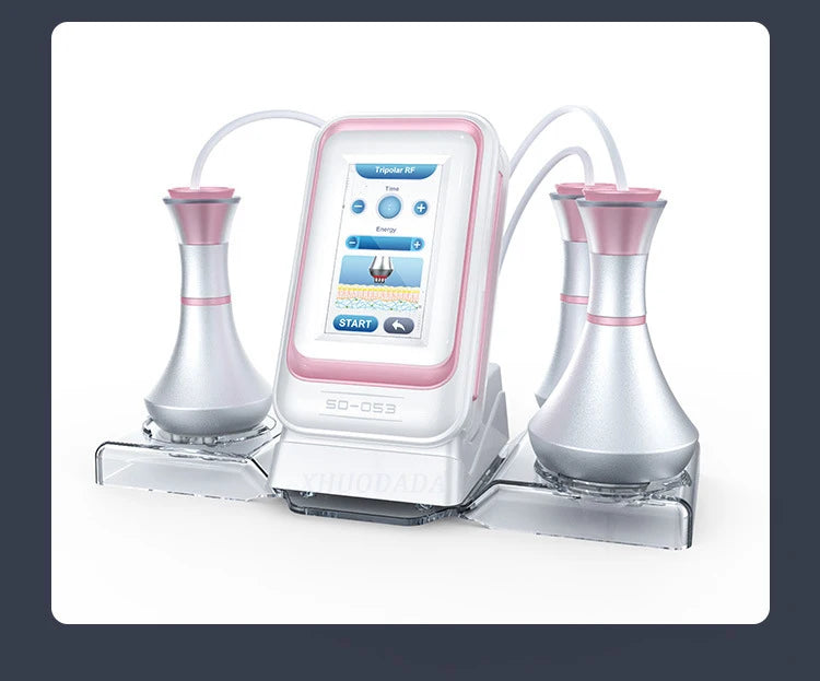 80K 3 in 1 Cavitation Ultrasonic Body Slimming Machine Multi-Polar Frequency Anti-Wrinkle Rejuvenation Skin Lift Tighten Device