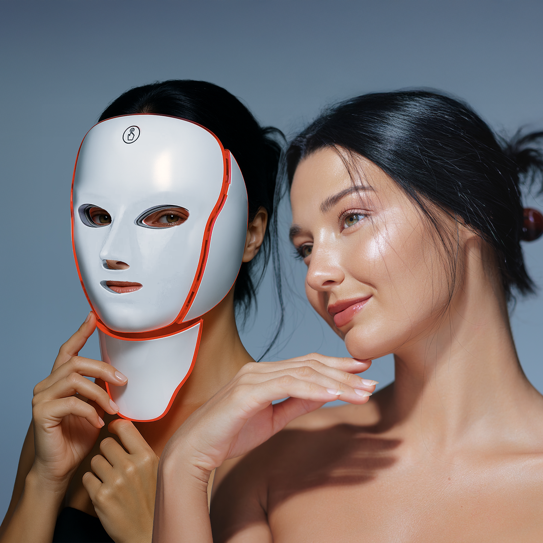 EternaGlow™ Premium Wireless 7-Color LED Light Therapy Mask (2 in 1 • Face + Neck)